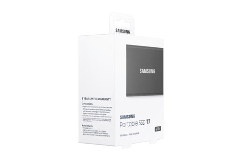 Samsung Portable SSD T7 2 TB Grey Samsung Portable SSD T7 2 TB Grey